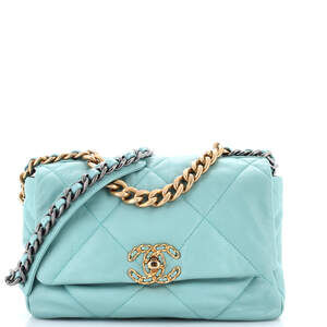 Chanel Medium 19 Flap Bag Quilted Leather